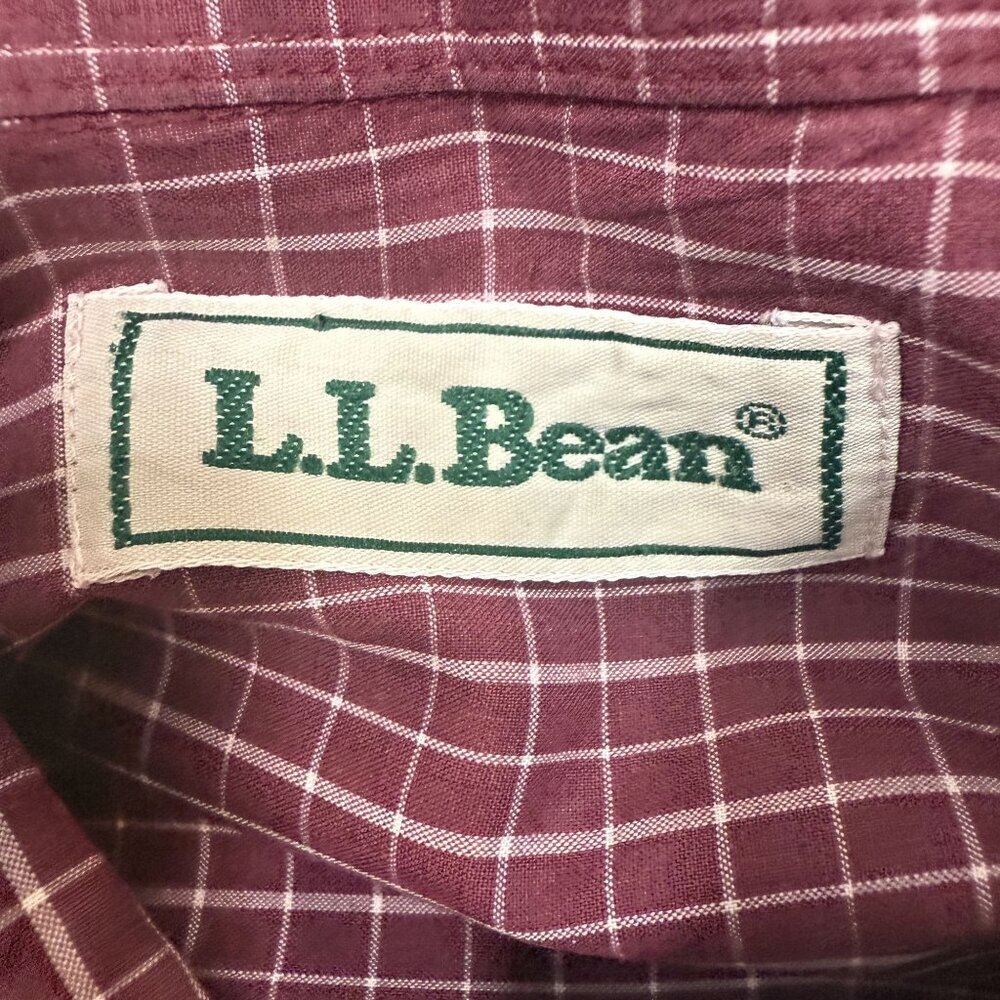 Lot of 3 90s Vintage L.L Bean Button Shirts Mens Tall Large Cottagecore Gorpcore - Picture 10 of 16